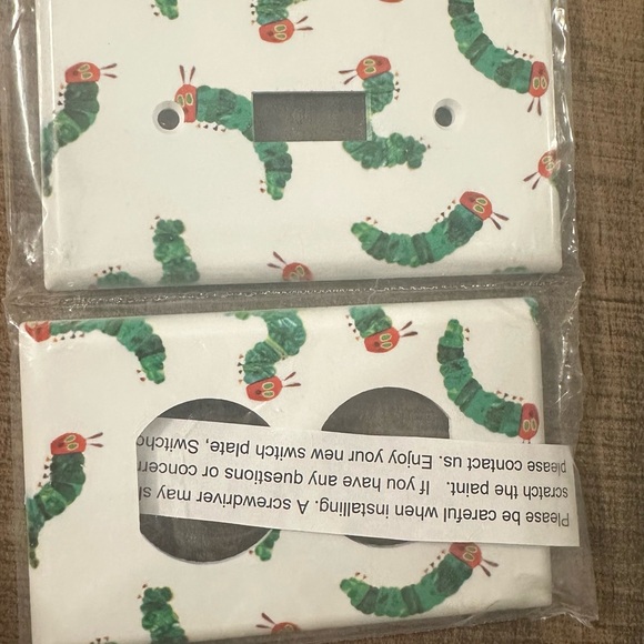 Hungry Caterpillar Light Switch Covers - Picture 3 of 5